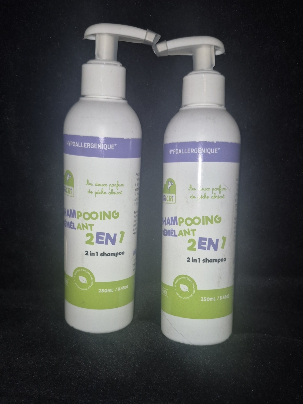Set of 2 Attitude 2-in-1 Shampoo & Conditioner Pump Bottles - Brand New